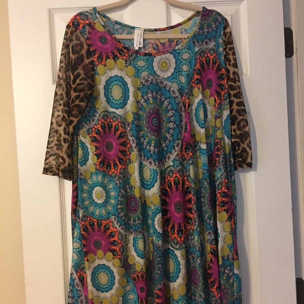 SOLD On Another Site!!!  Pretty Colorful Tunic
